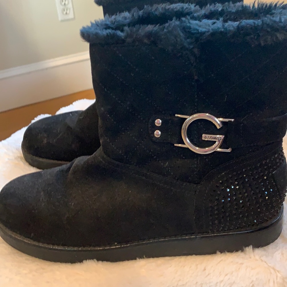 G Guess boot size 9.5 excellent condition black